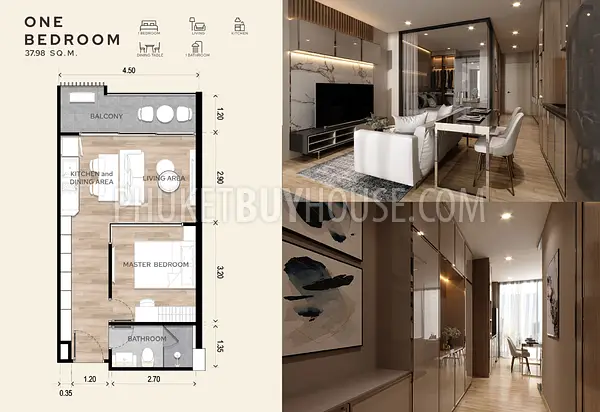 KAT22130: Appealing One Bedroom Apartment in Kata Area. Photo #16