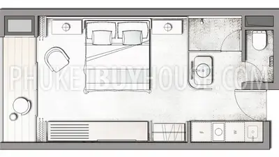 KAM6183: Studio in a New Huge Project 180 Meters from Kamala Beach. Photo #5