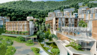KAM6183: Studio in a New Huge Project 180 Meters from Kamala Beach. Photo #36