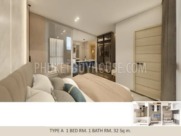 NAI22156: Tranquil Elegance in One Bedroom Apartment at Pre-Sale Price in Rawai. Photo #11