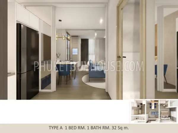 NAI22156: Tranquil Elegance in One Bedroom Apartment at Pre-Sale Price in Rawai. Photo #12