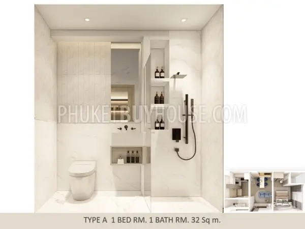 NAI22156: Tranquil Elegance in One Bedroom Apartment at Pre-Sale Price in Rawai. Photo #18