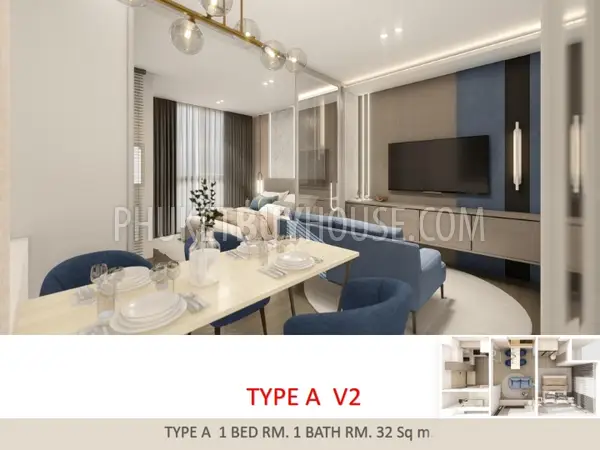 NAI22156: Tranquil Elegance in One Bedroom Apartment at Pre-Sale Price in Rawai. Photo #21