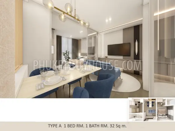NAI22156: Tranquil Elegance in One Bedroom Apartment at Pre-Sale Price in Rawai. Photo #16