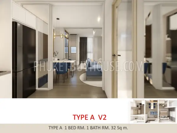 NAI22156: Tranquil Elegance in One Bedroom Apartment at Pre-Sale Price in Rawai. Photo #27