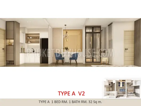 NAI22156: Tranquil Elegance in One Bedroom Apartment at Pre-Sale Price in Rawai. Photo #26