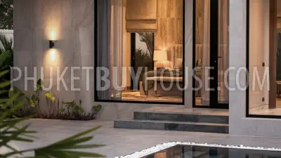 CHE22088: Wood and Marble: Elegant and Laconic Minimalist Style 4-Bedroom Villa in Choeng Thale. Photo #7