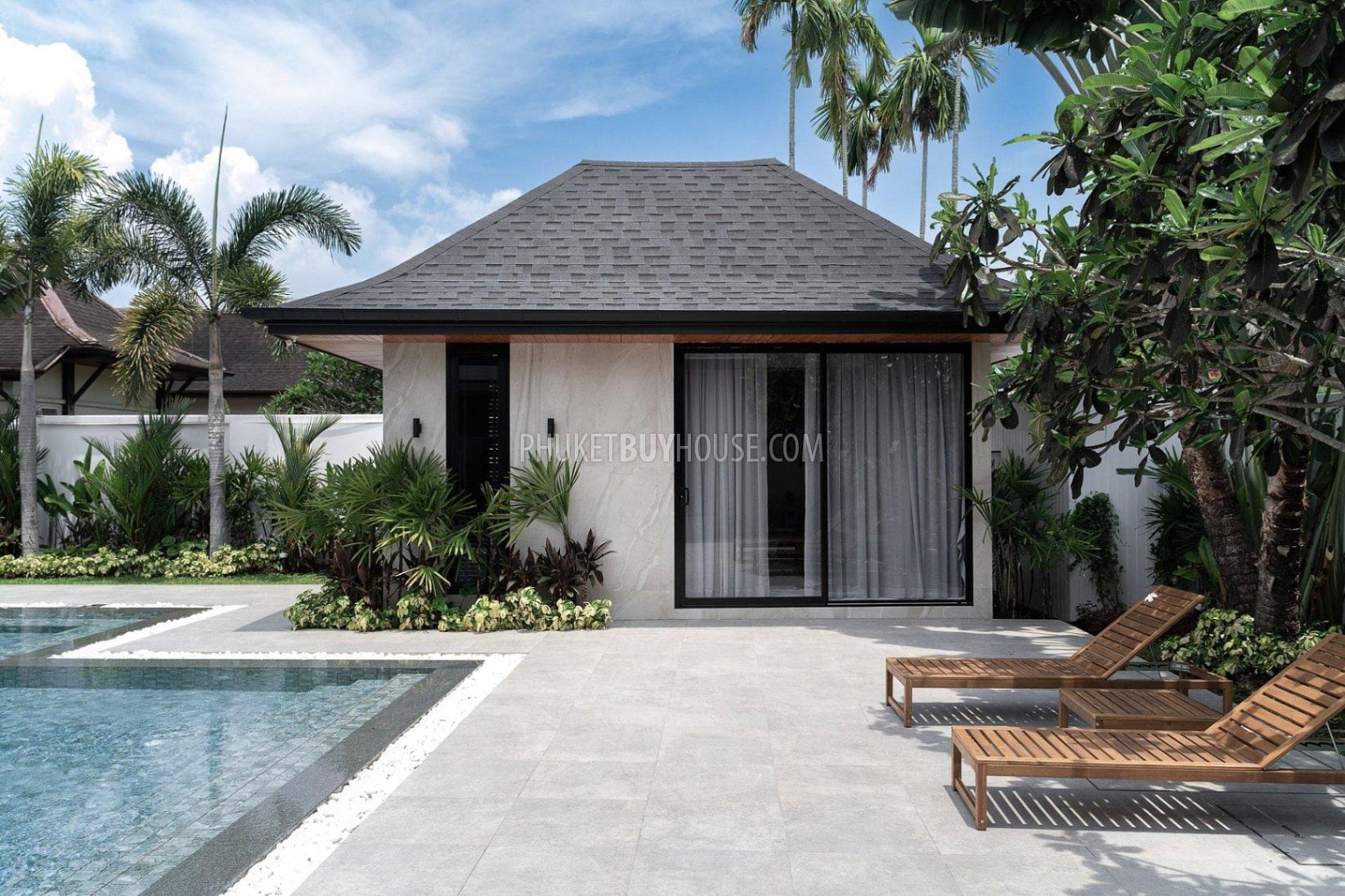 CHE22088: Wood and Marble: Elegant and Laconic Minimalist Style 4-Bedroom Villa in Choeng Thale. Photo #13