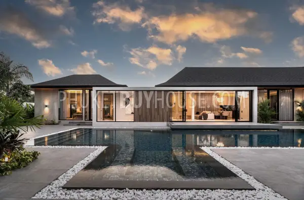 CHE22088: Wood and Marble: Elegant and Laconic Minimalist Style 4-Bedroom Villa in Choeng Thale. Photo #1