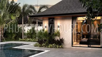 CHE22088: Wood and Marble: Elegant and Laconic Minimalist Style 4-Bedroom Villa in Choeng Thale. Photo #11