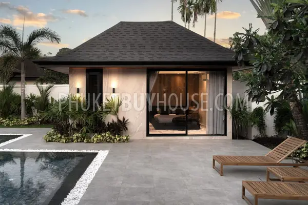 CHE22088: Wood and Marble: Elegant and Laconic Minimalist Style 4-Bedroom Villa in Choeng Thale. Photo #18
