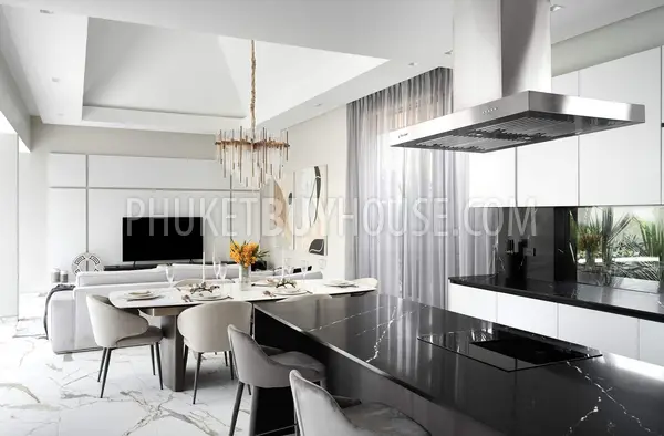 CHE22088: Wood and Marble: Elegant and Laconic Minimalist Style 4-Bedroom Villa in Choeng Thale. Photo #39
