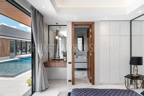 CHE22088: Wood and Marble: Elegant and Laconic Minimalist Style 4-Bedroom Villa in Choeng Thale. Photo #50