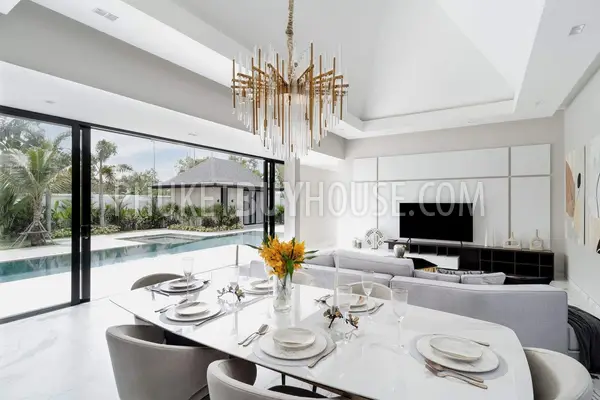 CHE22088: Wood and Marble: Elegant and Laconic Minimalist Style 4-Bedroom Villa in Choeng Thale. Photo #41