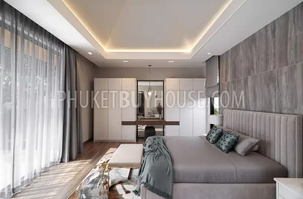 CHE22088: Wood and Marble: Elegant and Laconic Minimalist Style 4-Bedroom Villa in Choeng Thale. Photo #51