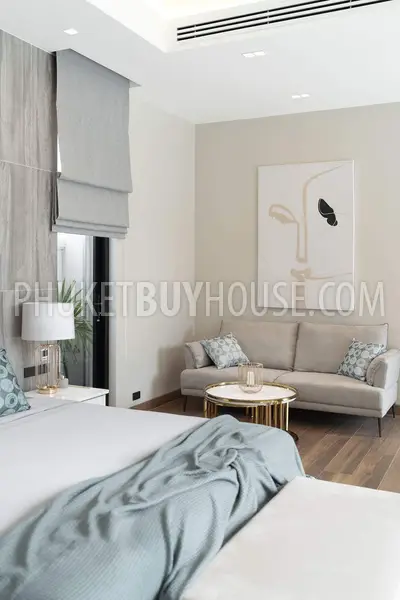 CHE22088: Wood and Marble: Elegant and Laconic Minimalist Style 4-Bedroom Villa in Choeng Thale. Photo #49