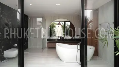 CHE22088: Wood and Marble: Elegant and Laconic Minimalist Style 4-Bedroom Villa in Choeng Thale. Photo #62