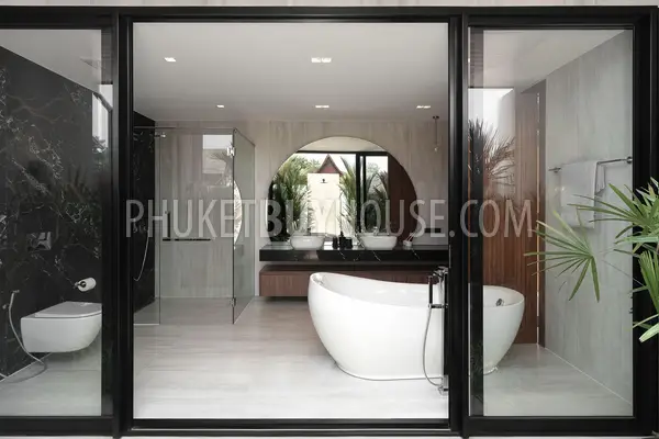 CHE22088: Wood and Marble: Elegant and Laconic Minimalist Style 4-Bedroom Villa in Choeng Thale. Photo #62