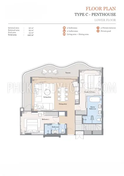 LAG22168: Prime Coastal Living: Exclusive Access and World-Class Amenities at 2BR Penthouse in Laguna. Photo #29