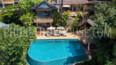 KAT6960: Magnificent Sea View Villa in Kata Beach Area. Fotoğraf #42