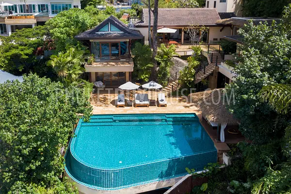 KAT6960: Magnificent Sea View Villa in Kata Beach Area. Fotoğraf #42