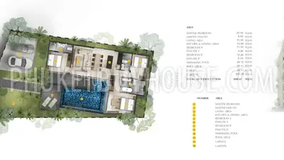 NAT6785: 3 bedroom villa in Nai Thon area. Photo #11
