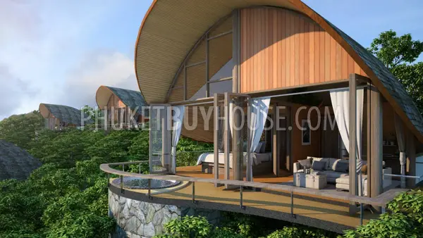 PAT6820: Partial Sea View Cottage With Private Jacuzzi in Patong. Фото #1