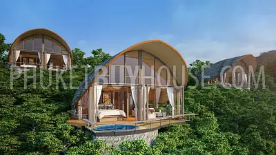 PAT6820: Partial Sea View Cottage With Private Jacuzzi in Patong. Photo #8