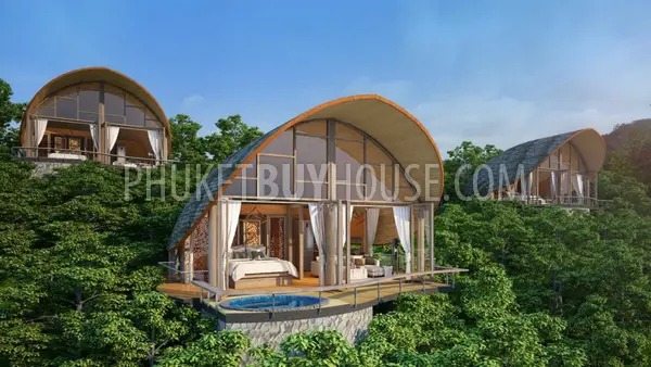 PAT6820: Partial Sea View Cottage With Private Jacuzzi in Patong. Фото #8