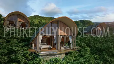PAT6820: Partial Sea View Cottage With Private Jacuzzi in Patong. Photo #10