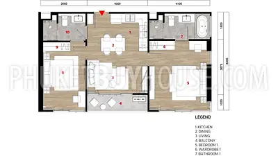 BAN22198: Two-Bedroom Apartment in Bang Tao Complex For Sale . Photo #7