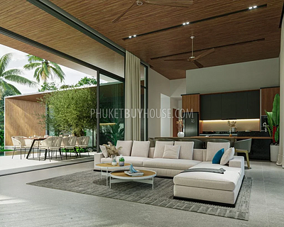 TAL22203: Zen-Style 3 Bedroom Villas from a Known Developer in Thalang, Phuket For Sale. Photo #4