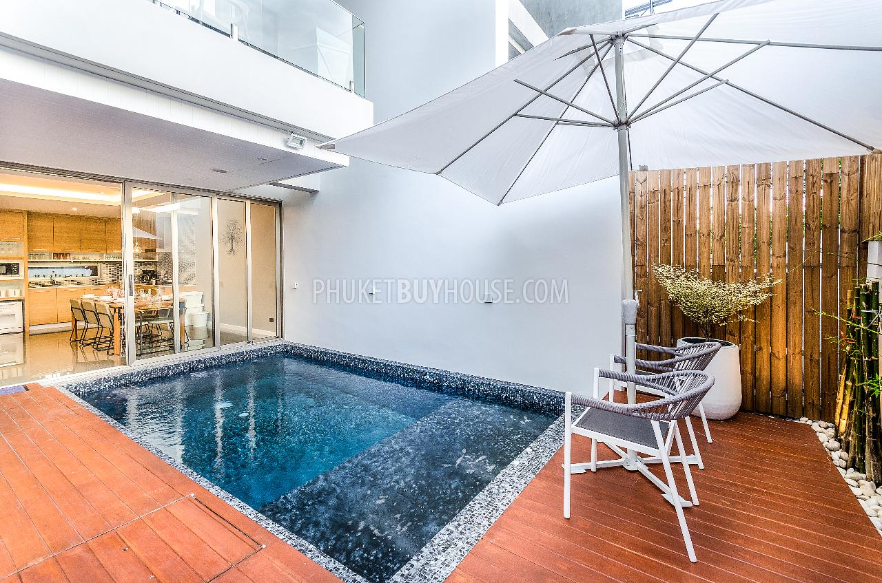 CHA6838: Modern Townhouses with Pool in Chalong. Photo #12