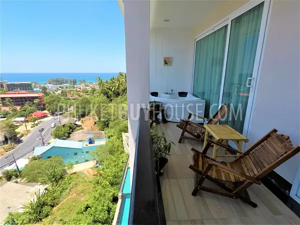 KAR6807: Freehold - Apartment with Sea View in Karon. Photo #2
