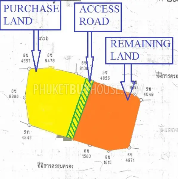 KAM6808: Plot of Land with Sea View in Kamala. Photo #9