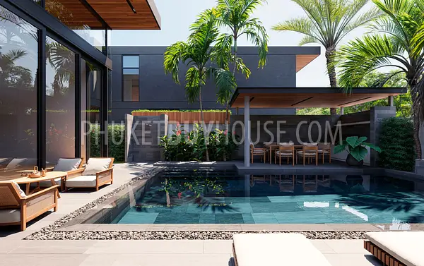 CHE22189: Modern Elegance and Eco-Luxury: Discover Villa with Office Room and Pool in Choeng Thale. 照片 #3