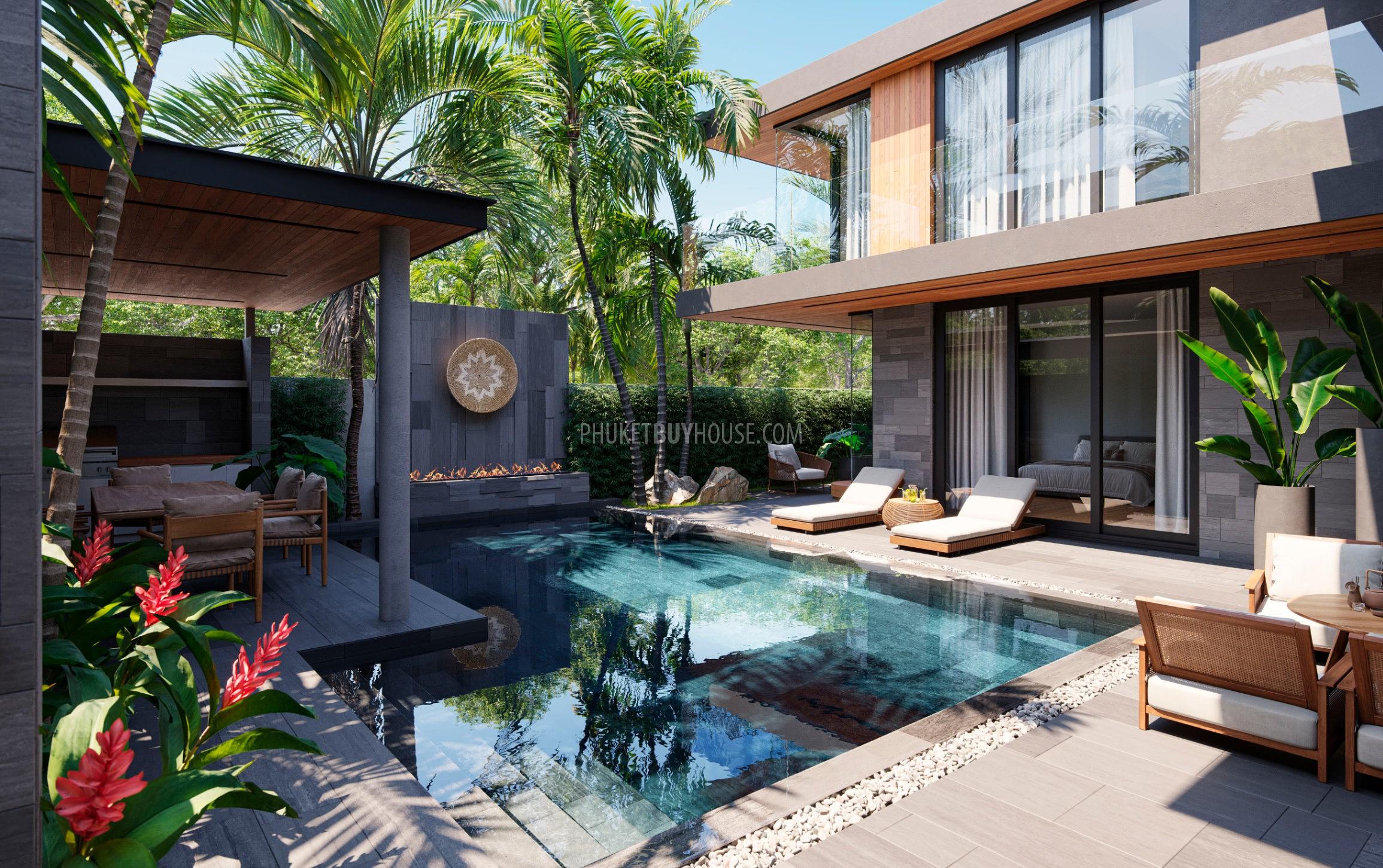 CHE22189: Modern Elegance and Eco-Luxury: Discover Villa with Office Room and Pool in Choeng Thale. Photo #1