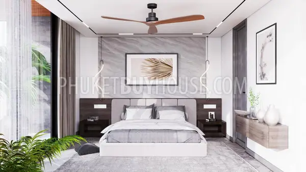 CHE22189: Modern Elegance and Eco-Luxury: Discover Villa with Office Room and Pool in Choeng Thale. 照片 #15