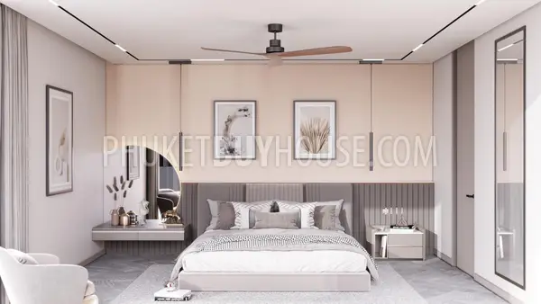 CHE22189: Modern Elegance and Eco-Luxury: Discover Villa with Office Room and Pool in Choeng Thale. 照片 #14