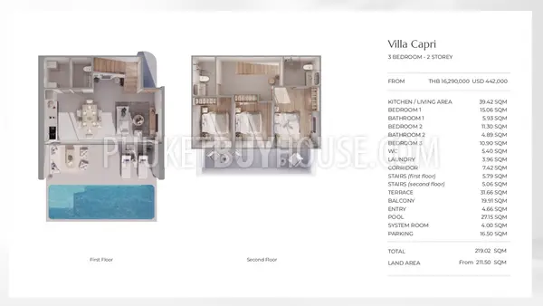 BAN22024: Contemporary 3 Bedroom Villa For Sale in Bang Tao. Fotoğraf #11