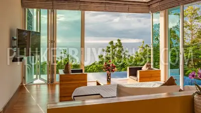 KAM6371: Villa with Panoramic Sea View in Kamala Beach. Photo #3