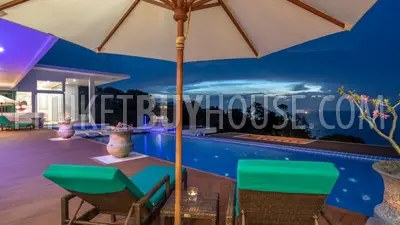 KAM6371: Villa with Panoramic Sea View in Kamala Beach. Photo #24