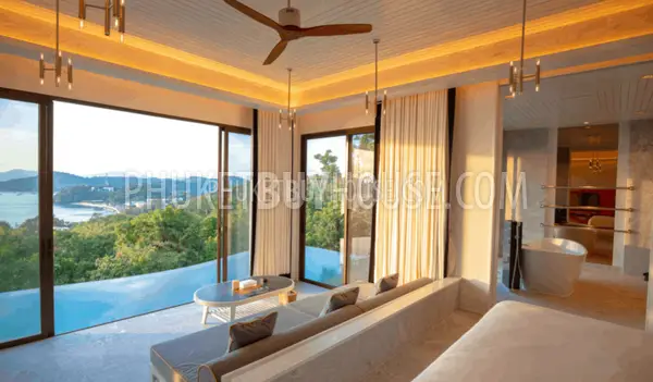 PAN6930: Magnificent Villa with Panoramic Sea Views in Panwa. Fotoğraf #3