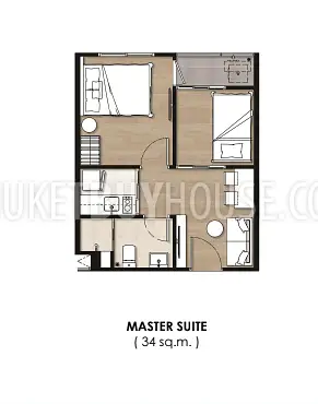 KTH22226: Budget Friendly One Bedroom Flat: Discover Luxury Living in Kathu, Phuket. Photo #19
