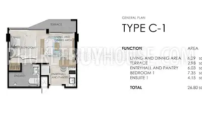 NAI22208: Seaside Serenity: Fully Furnished Studio Apartments in Nai Harn. Photo #8