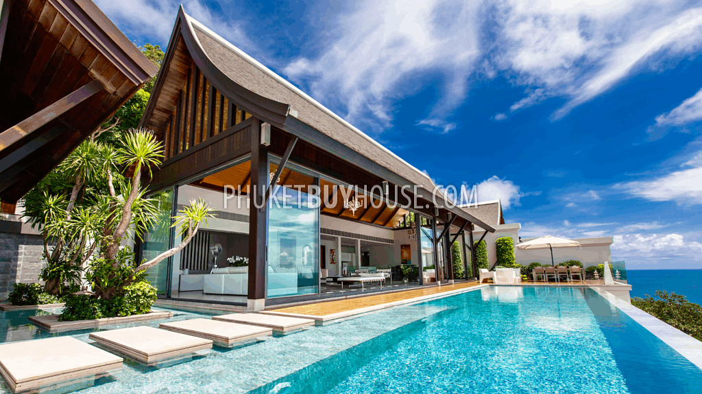 NAT6844: Villa with Panoramic Sea views in the area of Nai Thon Beach. Photo #7