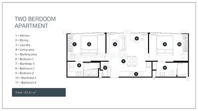 RAW6888: 2 bedroom apartment in Rawai. Photo #20