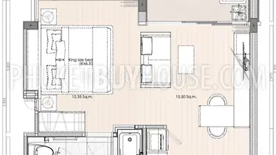 NAY6890: Sea View Apartment in Nai Yang. Photo #21