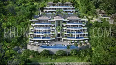 SUR6892: Apartment with Pool and Sea View in Surin beach. Photo #3