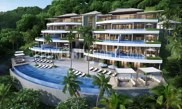 SUR6892: Apartment with Pool and Sea View in Surin beach. Photo #5